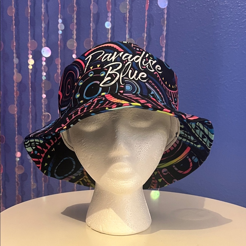 Excision Paradise Blue Multicolor Bucket Hat